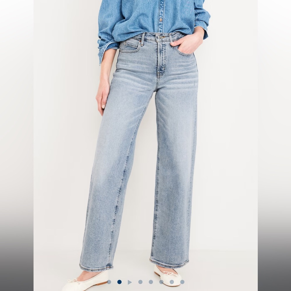 Old Navy Sky Hi Wide Leg Jeans